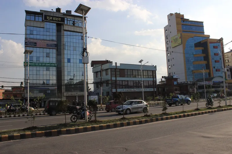 Modern building in Baneshwor, Kathmandu